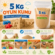 Sevedo 5 kg Oyun Kumu Şekil Alabilen Yumuşak Dokulu Eğitici Aktivite Kumu Çocuk Oyun Kumu