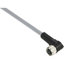 Tektas Teknik Makina Telemecanique XZCPV0666L2 M8 3 Pin 90 Derece Pvc 2m Kablolu Konnektör