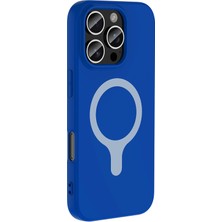 Apple iPhone 16 Pro Max Kılıf Magsafe Şarj Özellikli Silikon Kapak