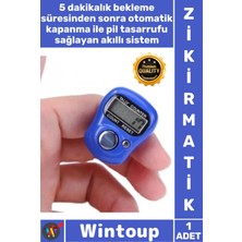Wintoup #zikirmatik Dijital Sayaçlı Silikon Kayışlı Ergonomik Tasarım Kompakt Ayarlanabilir Yüzük Zikirmatik