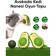 Yenilig Avokado Kedi Nanesi Oyun Topu – Kediler Için Eğlenceli ve Doğal Oyun Arkadaşı Çok Renkli