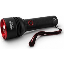 Derin Stok WS-5572 20WATT 2000 Lümen Uzun Menzilli USB Type-C Şarjlı El Feneri