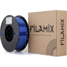 Filamix Hyper Petg Yarı Şeffaf Mavi Filament 1.75MM 1 kg