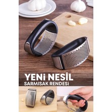 Yenilig Yeni Nesil Paslanmaz Çelik Sarımsak Rendesi – Ergonomik Tutma Saplı, Kolay Kullanım Mutfak Aleti