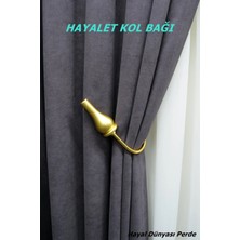 Hayal Dünyası Kornişe Takılan Hayalet Sistem Özel Tasarım Ahşap Perde Kol Bağı