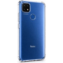 Logis Xiaomi Redmi 9c Uyumlu Şeffaf Silikon Kılıf | Kamera Korumalı Darbe Emici Ince Esnek Tpu Telefon Koruyucu Kapak