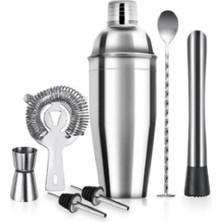 Premini 7 Parça Şık Kokteyl Seti 750 Ml, Profesyonel ve Eğlenceli Karışımlar