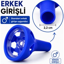 Han Tobacco Silikon Lüle Erkek Girişli Isıya Dayanıklı Kırılmaz Nargile Lülesi