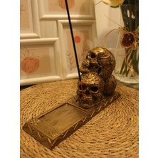 Hira Sanat Mystic Craniums Gold Eskitmeli Tütsülük