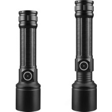 Derin Stok WS-4212 XHP70 LED 1400 Lümen Şarjlı El Feneri