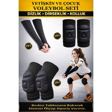 Liggo Yetişkin ve Çocuk Voleybol Dizliği Voleybol Dirsekliği Voleybol Kolluğu Seti