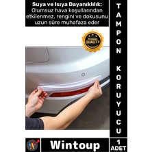 Wintoup #tamponkoruyucu Oto Aksesuar Esnek Çizilmez Koruma Şeridi Spor Araba Karbon Desenli Tampon Koruyucu