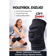 Liggo Çiftli Çocuk Voleybol Dizliği Kaleci Dizliği Kabartma Sünger Destekli