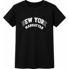 Trender Ny Manhattan Siyah Erkek Çocuk T-Shirt 26YDT1000057