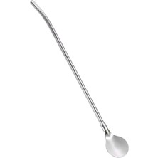 Premini Çelik 22 cm Kamışlı Kokteyl ve Kahve Karıştırma Kaşığı