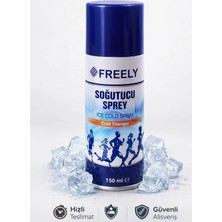 Freely Soğutucu Sprey 150 ml Ice Cold Spray Spor Sonrası Kas Eklem Rahatlatıcı Soğuk Terapi Spreyi