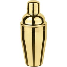 Premini Altın Görünümlü Kokteyl Shaker 500 Ml, Şık ve Dayanıklı Tasarım
