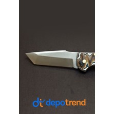 Depo Trend Dremel Işlemeli Verzalit Kabze Paslanmaz Çelik Çakı