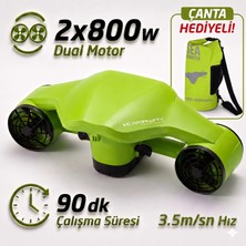 Hoverway Orca 2 Pro Çift Motorlu 1600W (2x800W) Deniz Scooter'ı (Sea Scooter) - Premium Performans Serisi