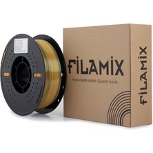 Filamix Silk Siyah Gold Filament 1.75MM 1kg Ipeksi Parlak Görünüm