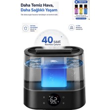 DREO Akıllı Hava Nemlendirici Wifi Kontrollü 4 Litre Sessiz Buhar Makinesi Otomatik Nem Ayarlı