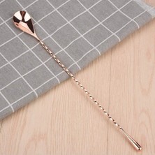 Premini Burgulu Bar Kaşık 40 Cm, Şık ve Dayanıklı Bakır Tasarım