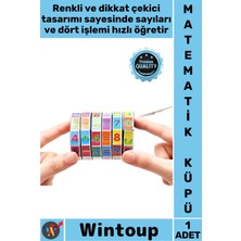 Wintoup #matematikküpü Okul Öncesi Zeka Geliştirici Montessori Dört Işlem Sayı Sayma Matematik Eğitici Küpü