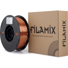 Filamix Silk Bakır Filament 1.75MM 1kg Ipeksi Parlak Görünüm