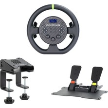 Cammus C5 5nm Direct Drive Simülasyon Direksiyonu - Cp5 Pedallı ve Masa Tutuculu Tam Set