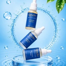 Dermaura 3’lü Serum Bakım Seti – C Vitamini + Hyaluronic + Niacinamide Serum