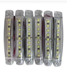 Kuzey Aksesuar 9 LED Parmak LED Beyaz 12-24V Tır Kamyon Dorse Off Road Uyumlu 10 Adet