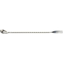 Premini Kokteyl Karıştırıcı, Bar Kaşık ve Çatalı, Şık ve Dayanıklı 31.5 cm
