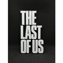 Goka 3D Craft The Last Of Us (TLOU) Logolu Post-Apokaliptik 3D Duvar Dekoru - 18 cm Slim Versiyon (Çift Taraflı Bantlı)