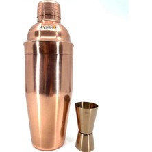Premini Bakır Kokteyl Shaker Seti, 700 Ml, 2 Parça, Şık ve Kullanışlı Tasarım