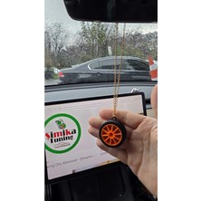 Şimika Lastik Oto Dikiz Aynası Süsü Zincirli