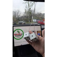 Şimika Zar Dikiz Aynası Süsü Zincirli