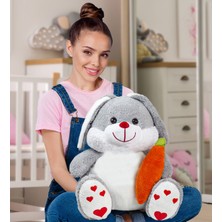 Empressco 100 cm Elinde Havuç Tutan Büyük Boy Peluş Tavşan – Sarılmalık Hediyelik Oyuncak - Fiyatı, Yorumları