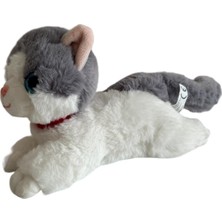 Empressco Sesli Yatan Miyavlayan 25 cm Peluş Kedi Oyuncak - Fiyatı, Yorumları