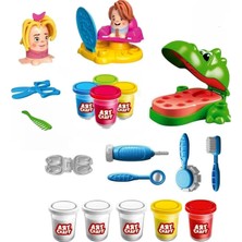 Empressco Oyuncak Dino Dişçi Oyun Hamuru Set Kuaför Hamur Set 2in1 Lisanslı - Fiyatı, Yorumları