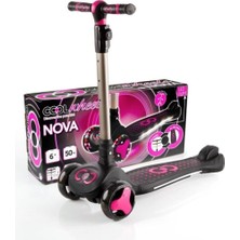 Empressco 3+ Yaş Unisex Çocuk Pembe Nova Işıklı Scooter 3 Pembe - Fiyatı, Yorumları
