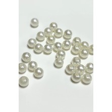 TKÇ 6 mm Delikli Inci Boncuk 500 Gram