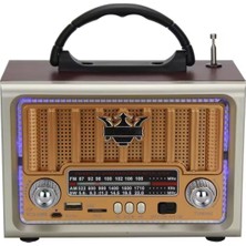 TKÇ  Taşınabilir Klasik Am/fm/sw  Retro Nostaljik Radyo