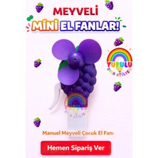 Empressco Çocuklar Için 4 Renkli Taşınabilir El Fanı, Serinletici ve Pratik Kullanım