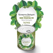TKÇ  Konserve Bahçem Evde Konservede Kekik Dağ Kekiği Yetiştirme Kiti
