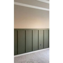 Empressco Iskandinav Tarz Duvar Çıtası Seti 5 Adet, 100X8 Cm, Dekoratif Mdf