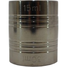Premini Paslanmaz Çelik Jigger, Krom Kokteyl Bar Ölçeği 15/30 ml