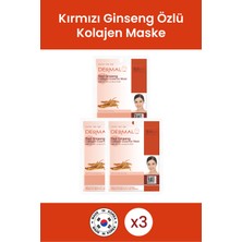 Empressco Serinletici Kırmızı Ginseng Kolajen Maske 23G 3'lü Set