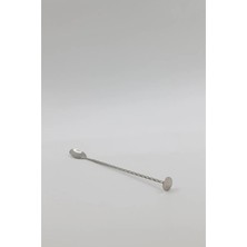 Premini Burgulu Çelik Bar Kaşığı 30 Cm, Dayanıklı ve Şık Tasarım