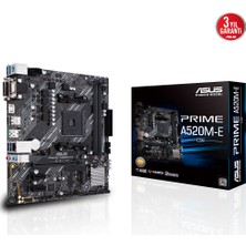 Asus A520M-E Prıme Csm Ddr4 HDMI Dp Pcıe 4.0 Am4 Matx