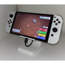 Nintendo Switch Uyumlu Premium Dayanıklı Masaüstü Oyun Konsolu Standı Tutucu Aksesuar